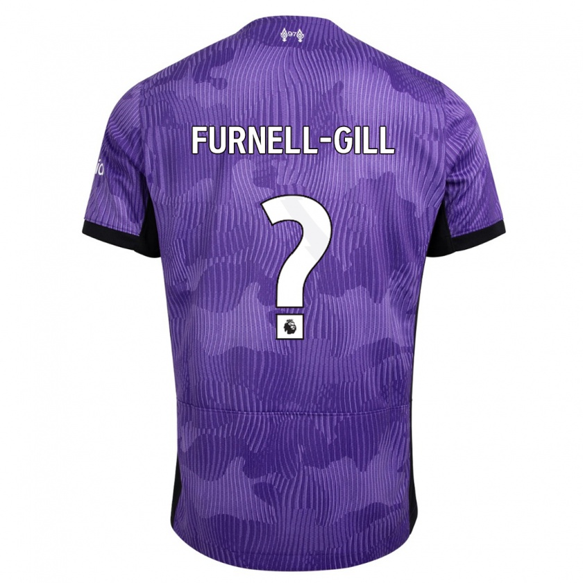 Kandiny Hombre Camiseta Luca Furnell-Gill #0 Púrpura Equipación Tercera 2023/24 La Camisa Chile