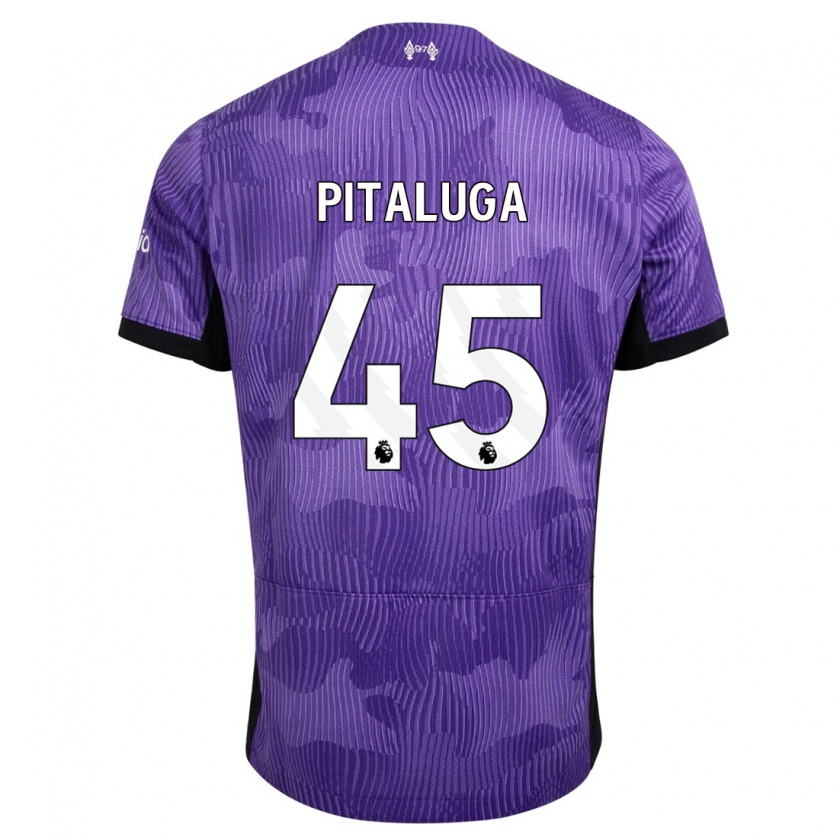 Kandiny Hombre Camiseta Marcelo Pitaluga #45 Púrpura Equipación Tercera 2023/24 La Camisa Chile