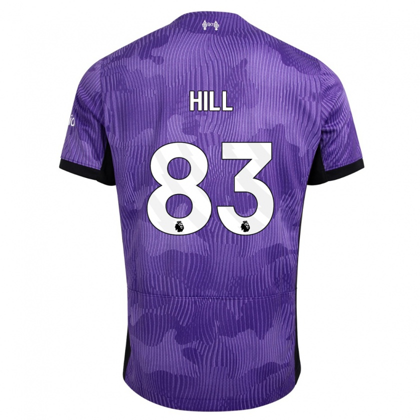 Kandiny Hombre Camiseta Tom Hill #83 Púrpura Equipación Tercera 2023/24 La Camisa Chile