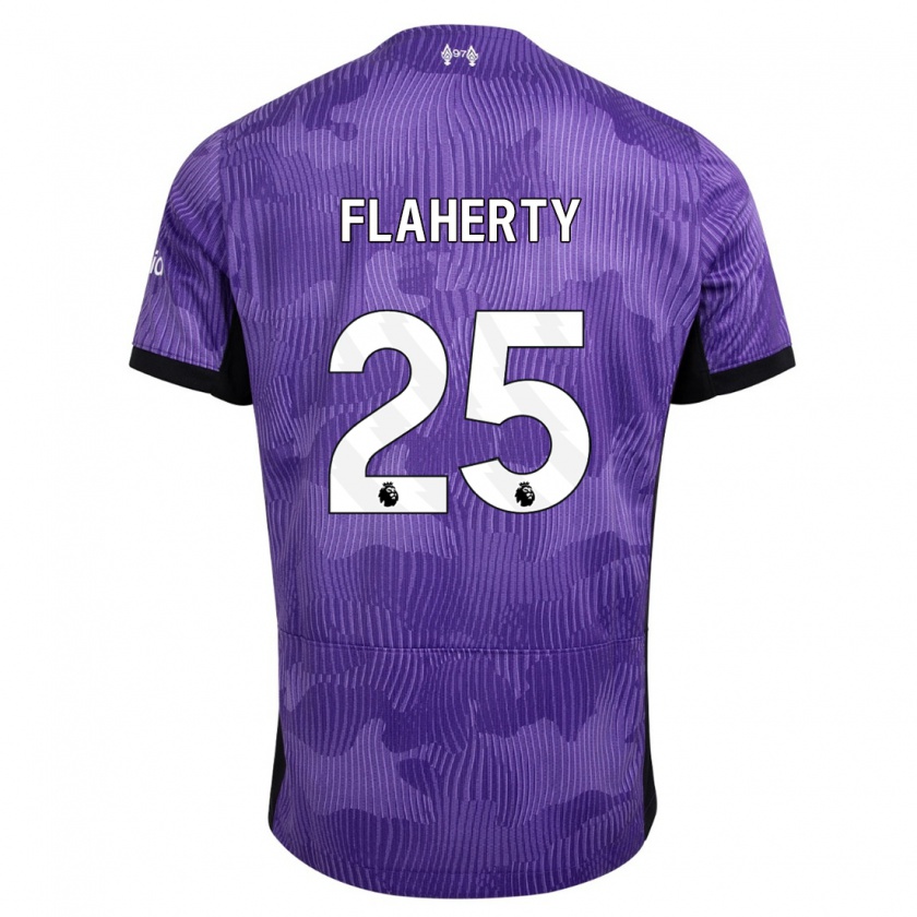 Kandiny Hombre Camiseta Gilly Flaherty #25 Púrpura Equipación Tercera 2023/24 La Camisa Chile