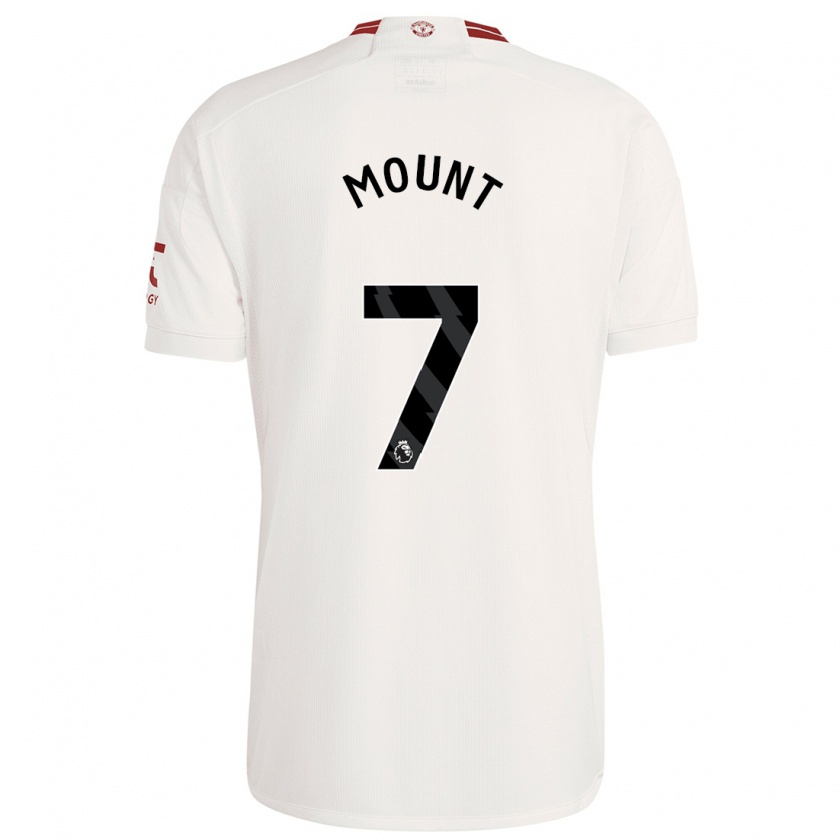 Kandiny Hombre Camiseta Mason Mount #7 Blanco Equipación Tercera 2023/24 La Camisa Chile