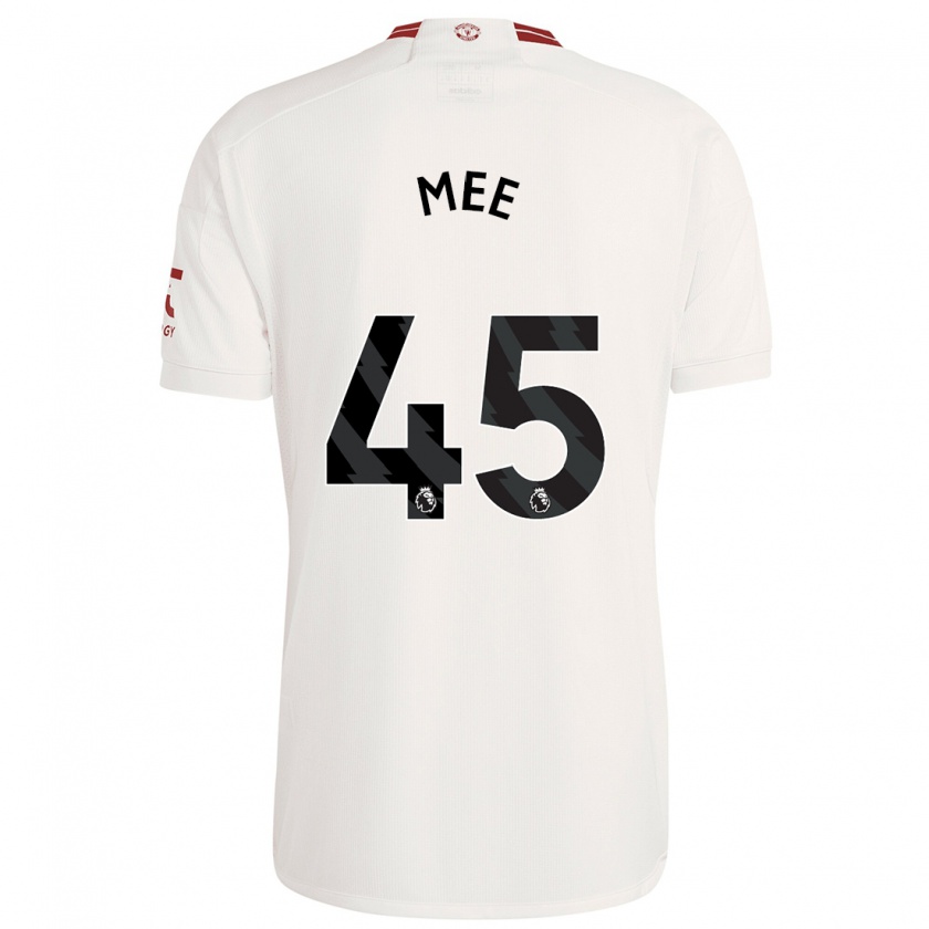 Kandiny Hombre Camiseta Dermot Mee #45 Blanco Equipación Tercera 2023/24 La Camisa Chile