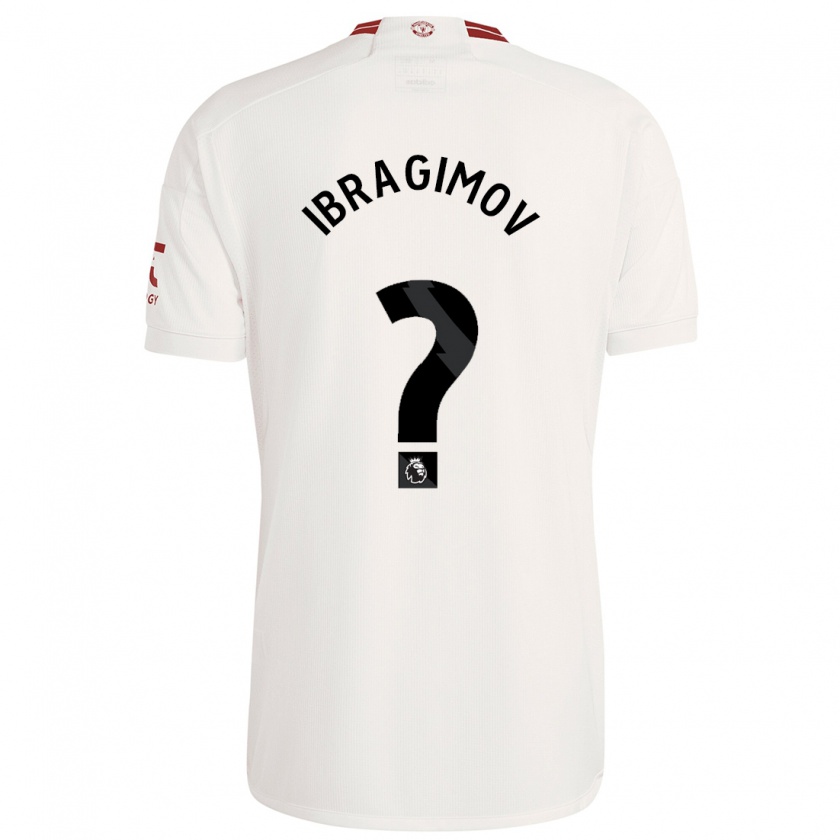 Kandiny Hombre Camiseta Amir Ibragimov #0 Blanco Equipación Tercera 2023/24 La Camisa Chile