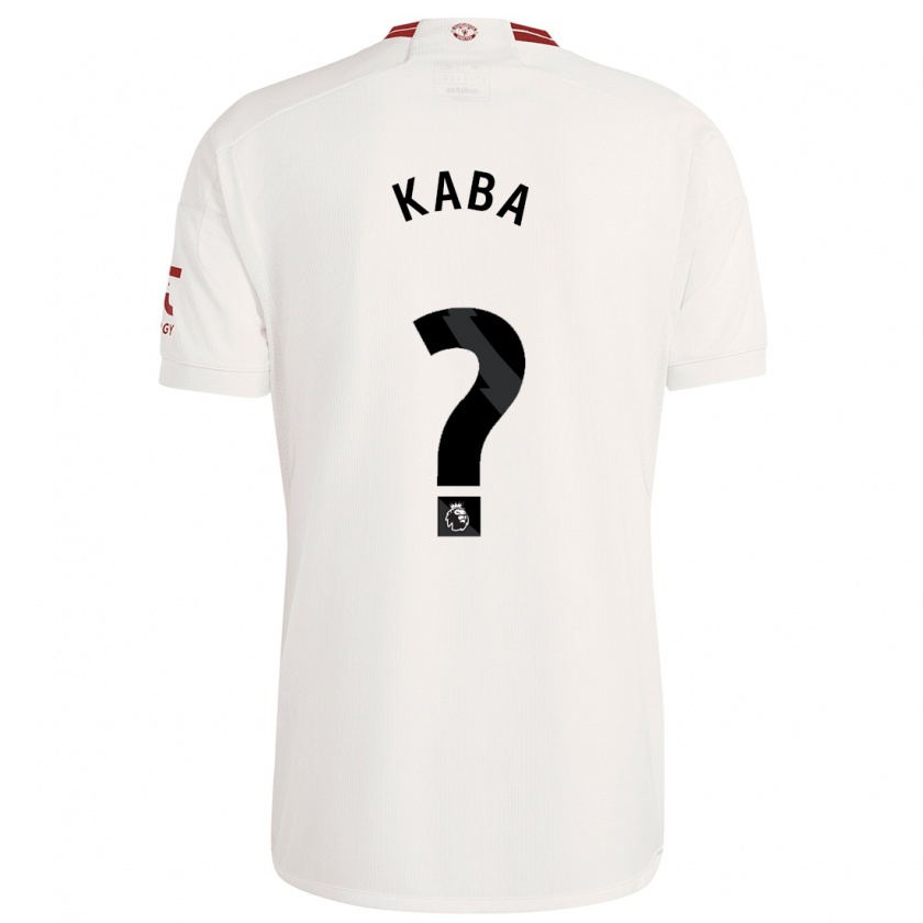 Kandiny Hombre Camiseta Sekou Kaba #0 Blanco Equipación Tercera 2023/24 La Camisa Chile