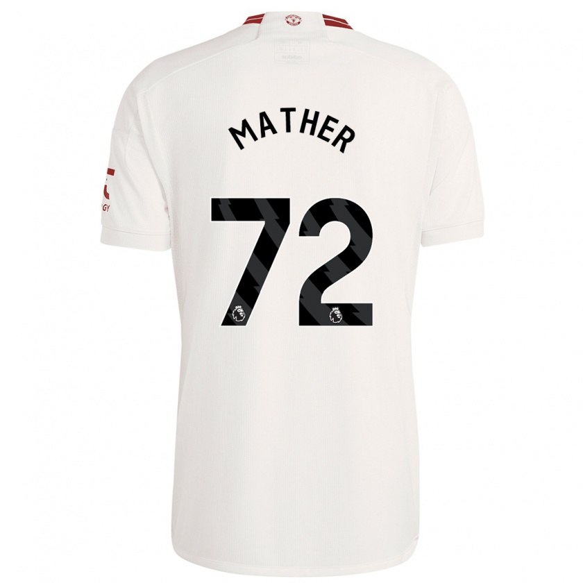 Kandiny Hombre Camiseta Sam Mather #72 Blanco Equipación Tercera 2023/24 La Camisa Chile