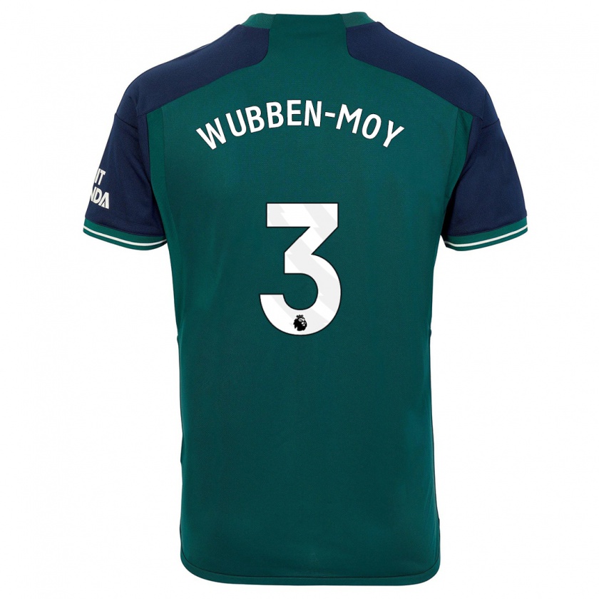 Kandiny Hombre Camiseta Lotte Wubben-Moy #3 Verde Equipación Tercera 2023/24 La Camisa Chile