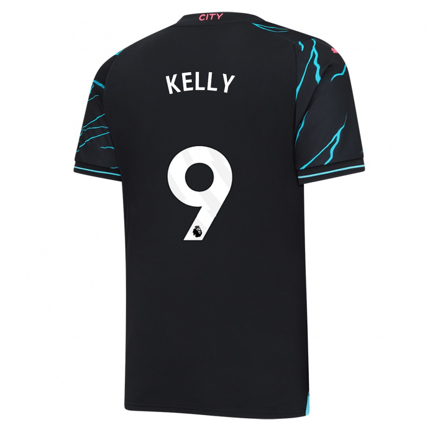 Kandiny Hombre Camiseta Chloe Kelly #9 Azul Oscuro Equipación Tercera 2023/24 La Camisa Chile