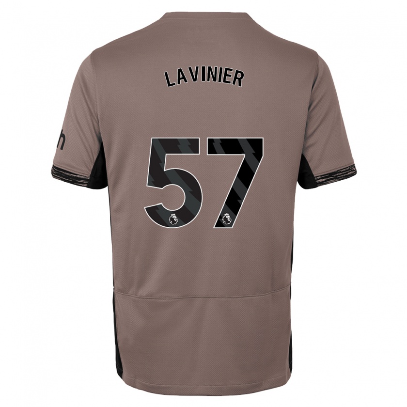 Kandiny Hombre Camiseta Marcel Lavinier #57 Beige Obscuro Equipación Tercera 2023/24 La Camisa Chile