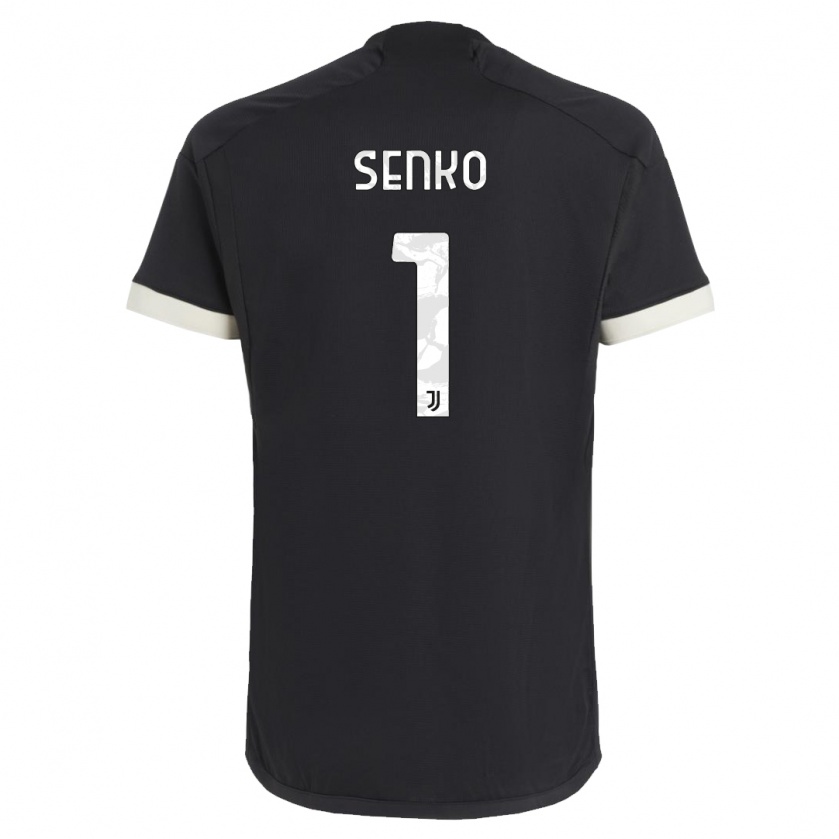 Kandiny Hombre Camiseta Zsombor Senko #1 Negro Equipación Tercera 2023/24 La Camisa Chile
