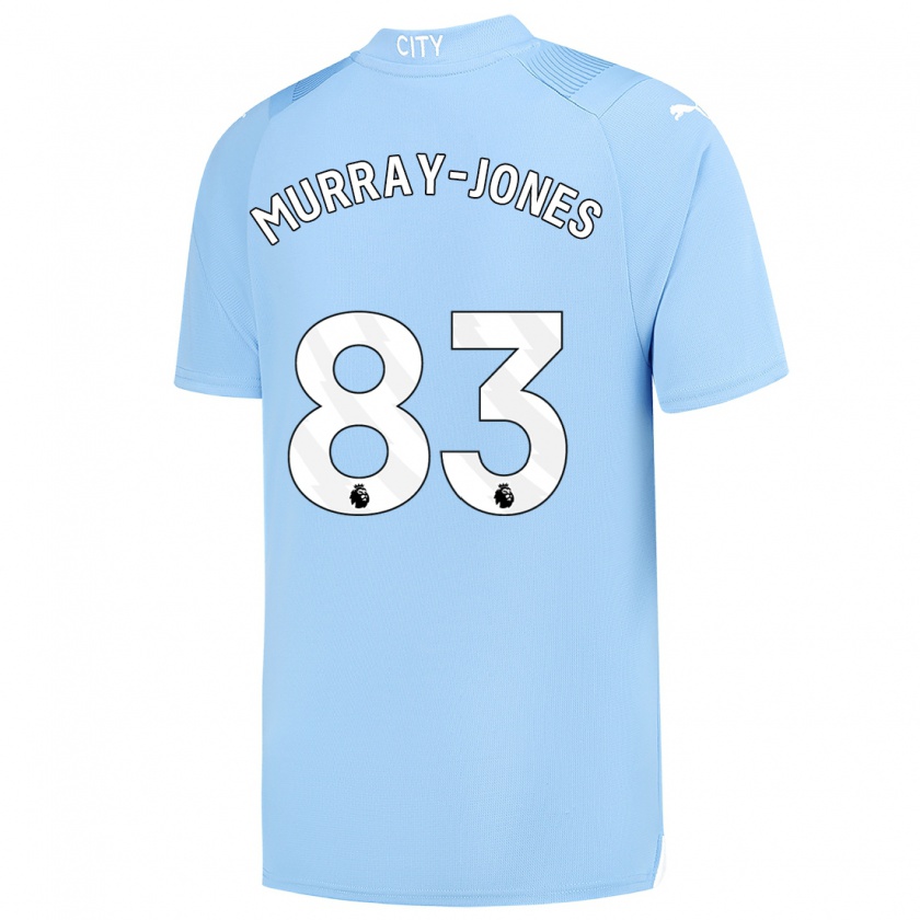 Kandiny Mujer Camiseta George Murray-Jones #83 Azul Claro 1ª Equipación 2023/24 La Camisa Chile