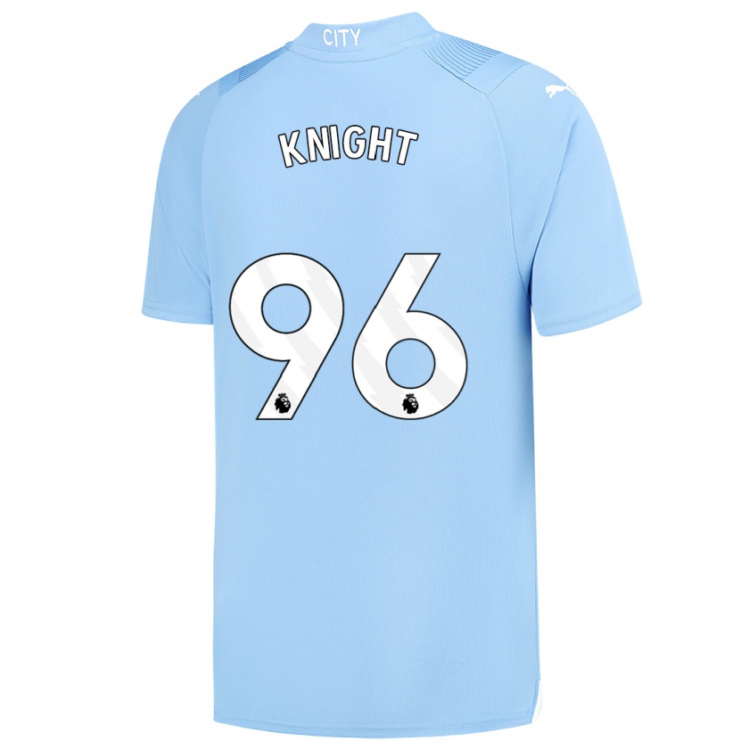 Kandiny Mujer Camiseta Ben Knight #96 Azul Claro 1ª Equipación 2023/24 La Camisa Chile