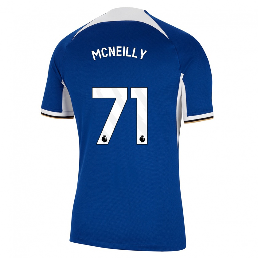 Kandiny Mujer Camiseta Donnell Mcneilly #71 Azul 1ª Equipación 2023/24 La Camisa Chile