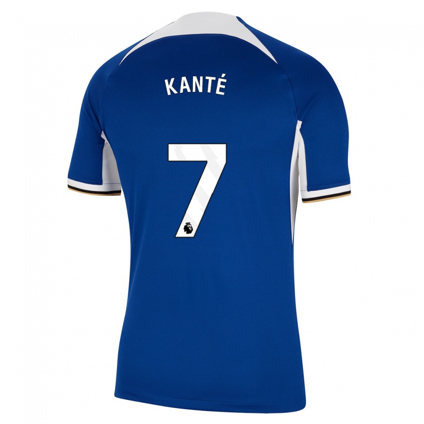 Kandiny Mujer Camiseta N'golo Kante #7 Azul 1ª Equipación 2023/24 La Camisa Chile