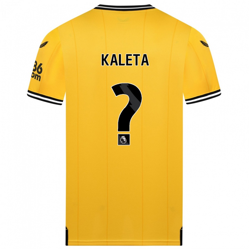 Kandiny Mujer Camiseta Marvin Kaleta #0 Amarillo 1ª Equipación 2023/24 La Camisa Chile