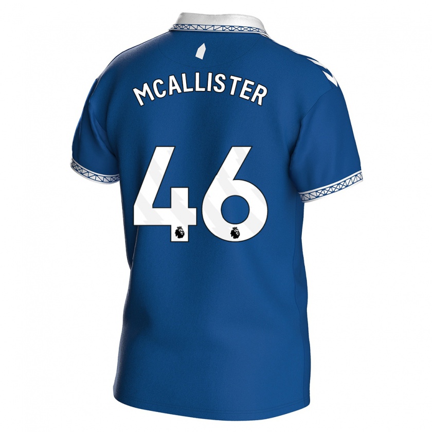 Kandiny Mujer Camiseta Sean Mcallister #46 Azul Real 1ª Equipación 2023/24 La Camisa Chile