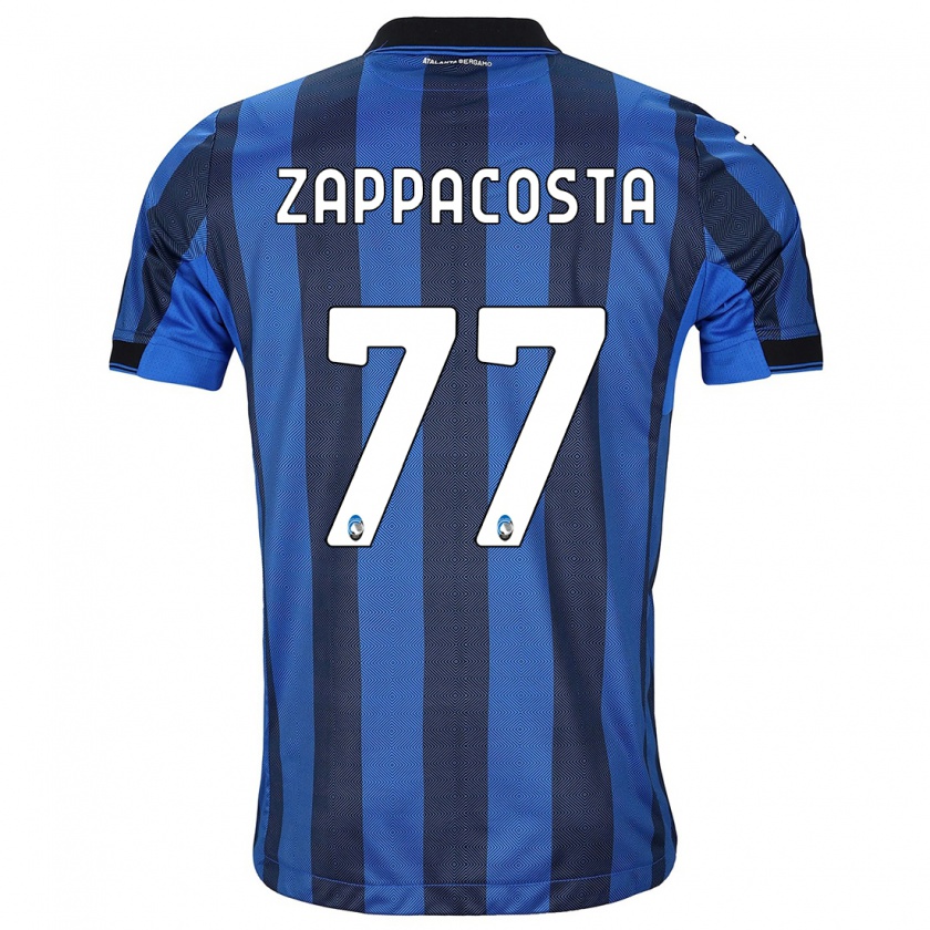 Kandiny Mujer Camiseta Davide Zappacosta #77 Azul Negro 1ª Equipación 2023/24 La Camisa Chile