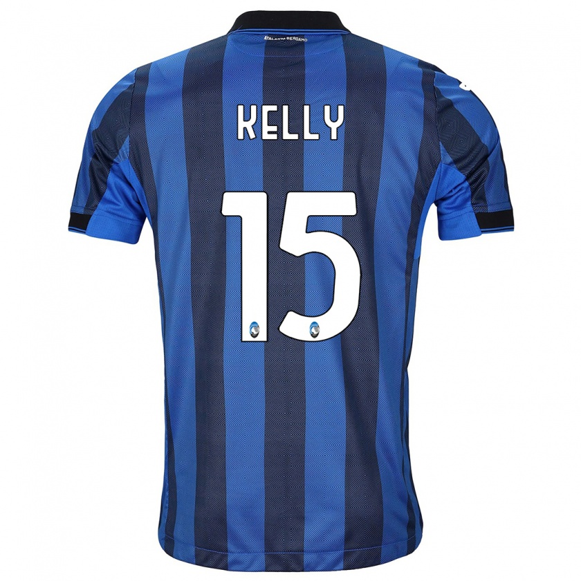 Kandiny Mujer Camiseta Maegan Kelly #15 Azul Negro 1ª Equipación 2023/24 La Camisa Chile
