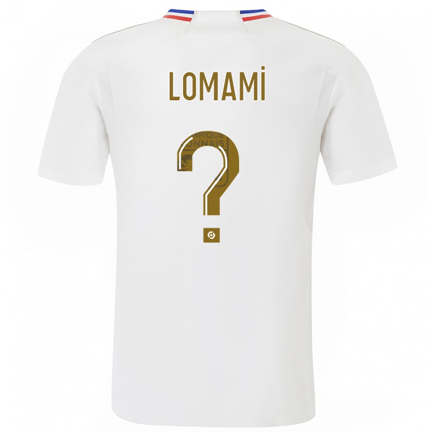 Kandiny Mujer Camiseta Irvyn Lomami #0 Blanco 1ª Equipación 2023/24 La Camisa Chile