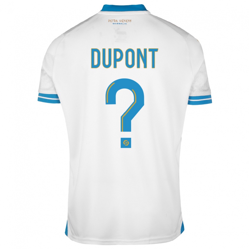 Kandiny Mujer Camiseta Hugo Dupont #0 Blanco 1ª Equipación 2023/24 La Camisa Chile