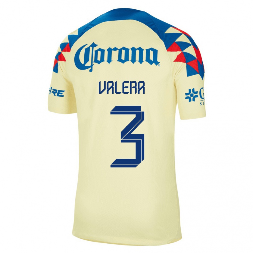 Kandiny Mujer Camiseta Selene Valera #3 Amarillo 1ª Equipación 2023/24 La Camisa Chile