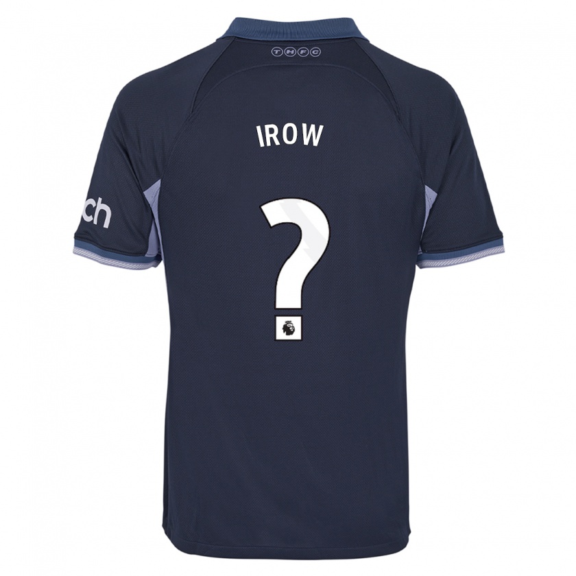 Kandiny Mujer Camiseta Oliver Irow #0 Azul Oscuro 2ª Equipación 2023/24 La Camisa Chile