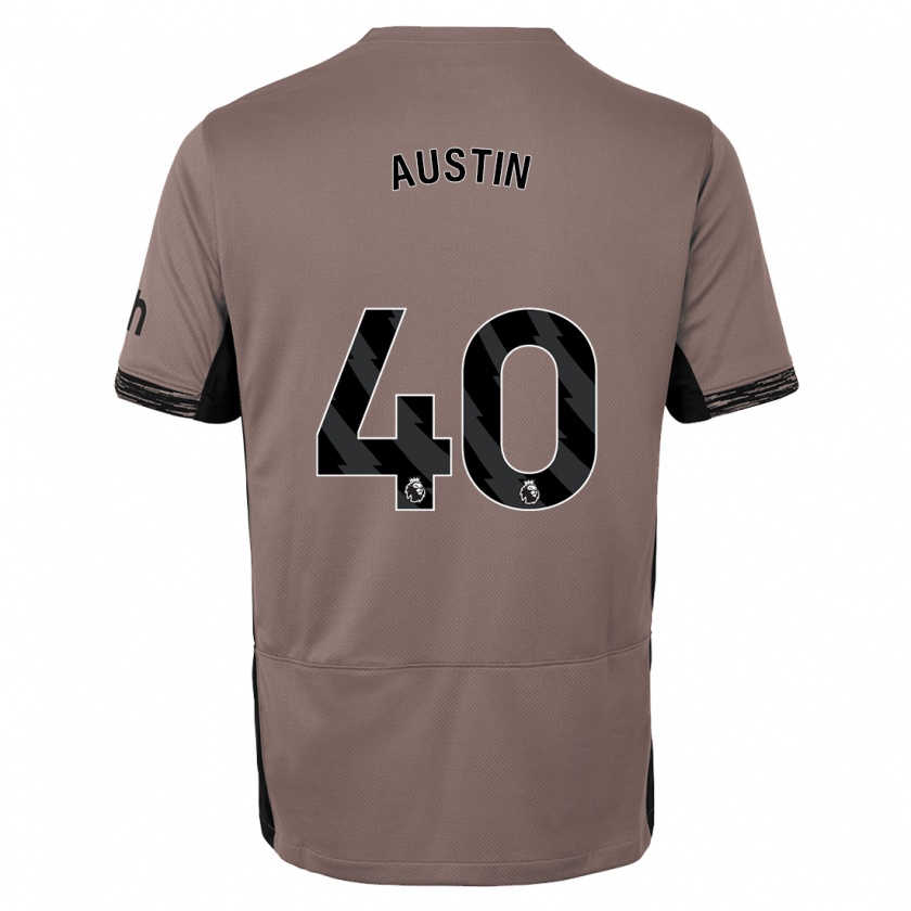 Kandiny Mujer Camiseta Brandon Austin #40 Beige Obscuro Equipación Tercera 2023/24 La Camisa Chile
