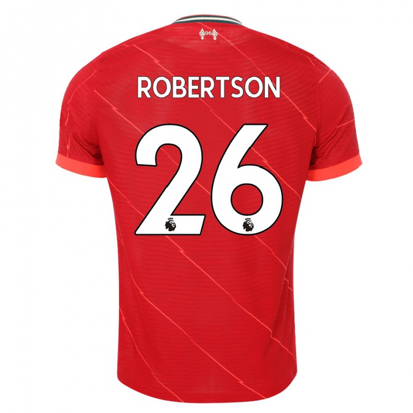 Niño Fútbol Camiseta Andrew Robertson #26 Rojo 1ª Equipación 2021/22 Camisa Chile
