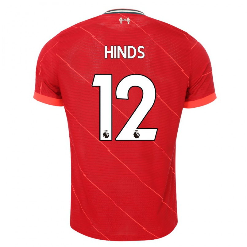 Niño Fútbol Camiseta Taylor Hinds #12 Rojo 1ª Equipación 2021/22 Camisa Chile