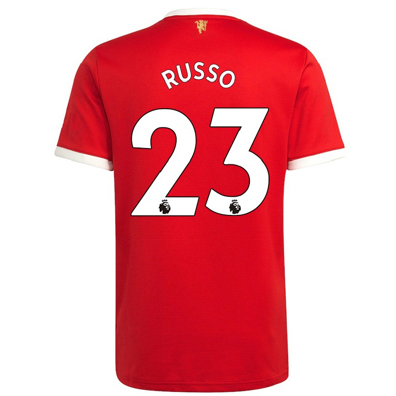 Niño Fútbol Camiseta Alessia Russo #23 Rojo 1ª Equipación 2021/22 Camisa Chile