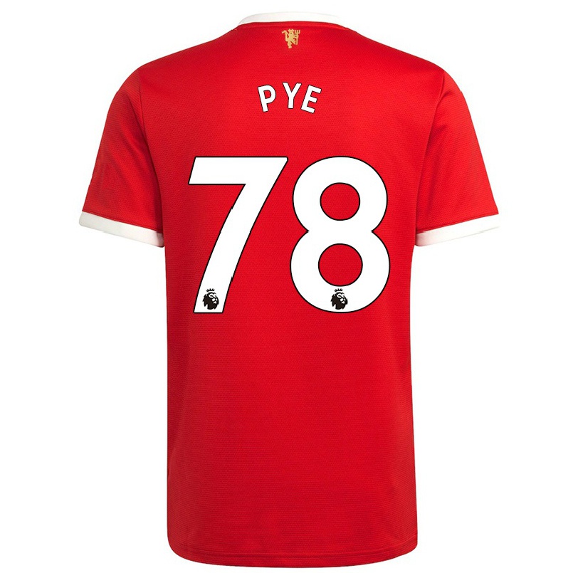 Niño Fútbol Camiseta Logan Pye #78 Rojo 1ª Equipación 2021/22 Camisa Chile