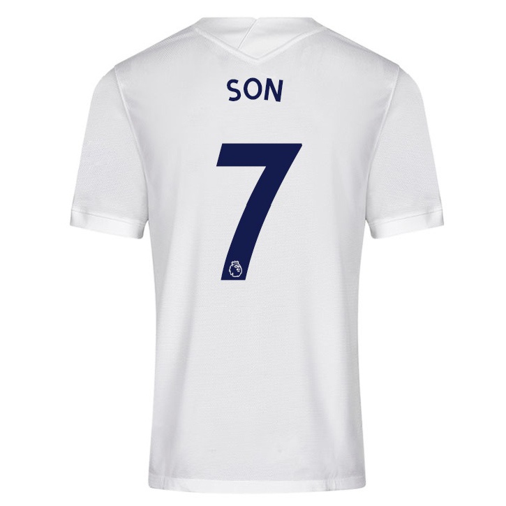Niño Fútbol Camiseta Heung-min Son #7 Blanco 1ª Equipación 2021/22 Camisa Chile