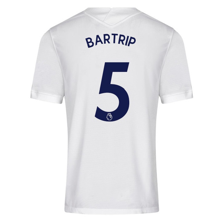 Niño Fútbol Camiseta Molly Bartrip #5 Blanco 1ª Equipación 2021/22 Camisa Chile