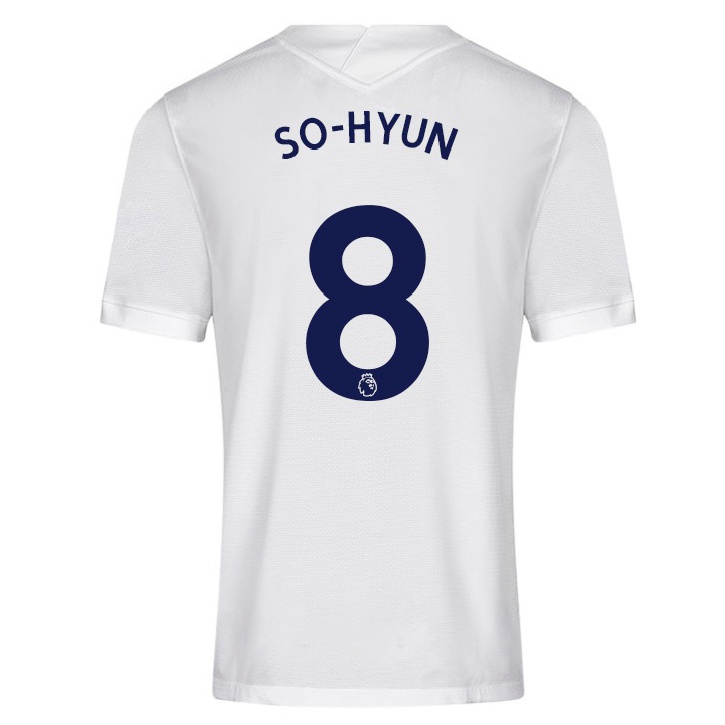 Niño Fútbol Camiseta Cho So-hyun #8 Blanco 1ª Equipación 2021/22 Camisa Chile
