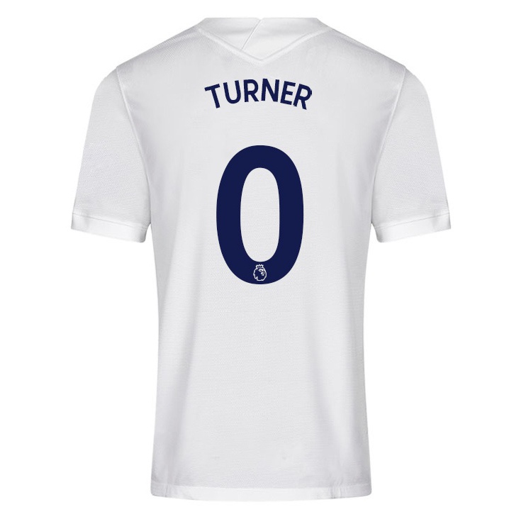 Niño Fútbol Camiseta Oliver Turner #0 Blanco 1ª Equipación 2021/22 Camisa Chile