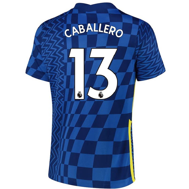 Niño Fútbol Camiseta Willy Caballero #13 Azul Oscuro 1ª Equipación 2021/22 Camisa Chile