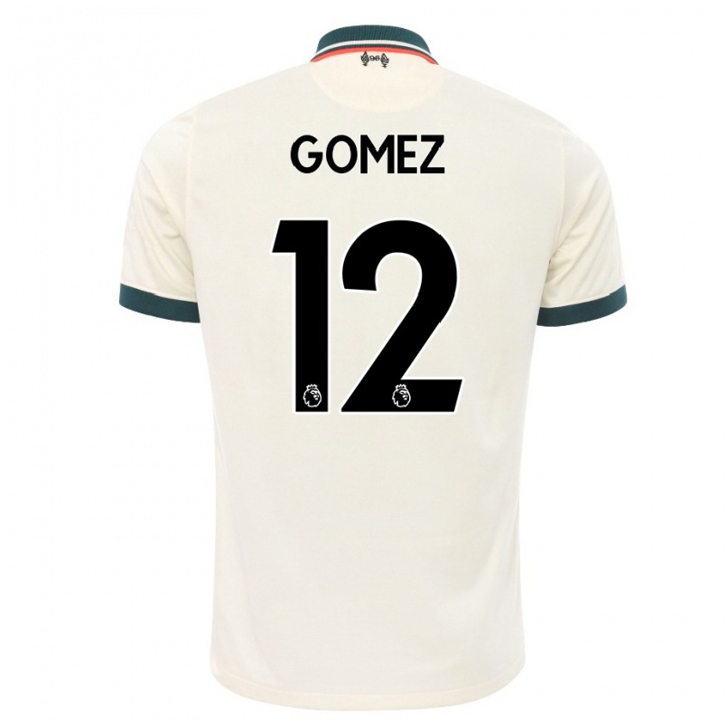 Niño Fútbol Camiseta Joe Gomez #12 Beige 2ª Equipación 2021/22 Camisa Chile
