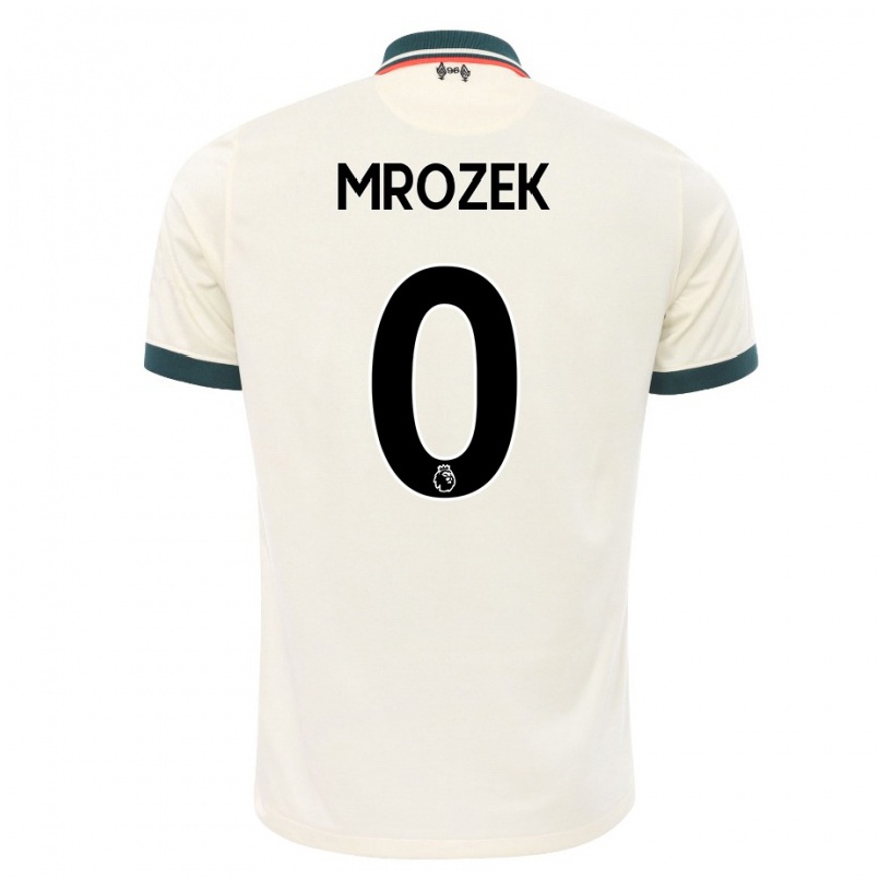 Niño Fútbol Camiseta Fabian Mrozek #0 Beige 2ª Equipación 2021/22 Camisa Chile