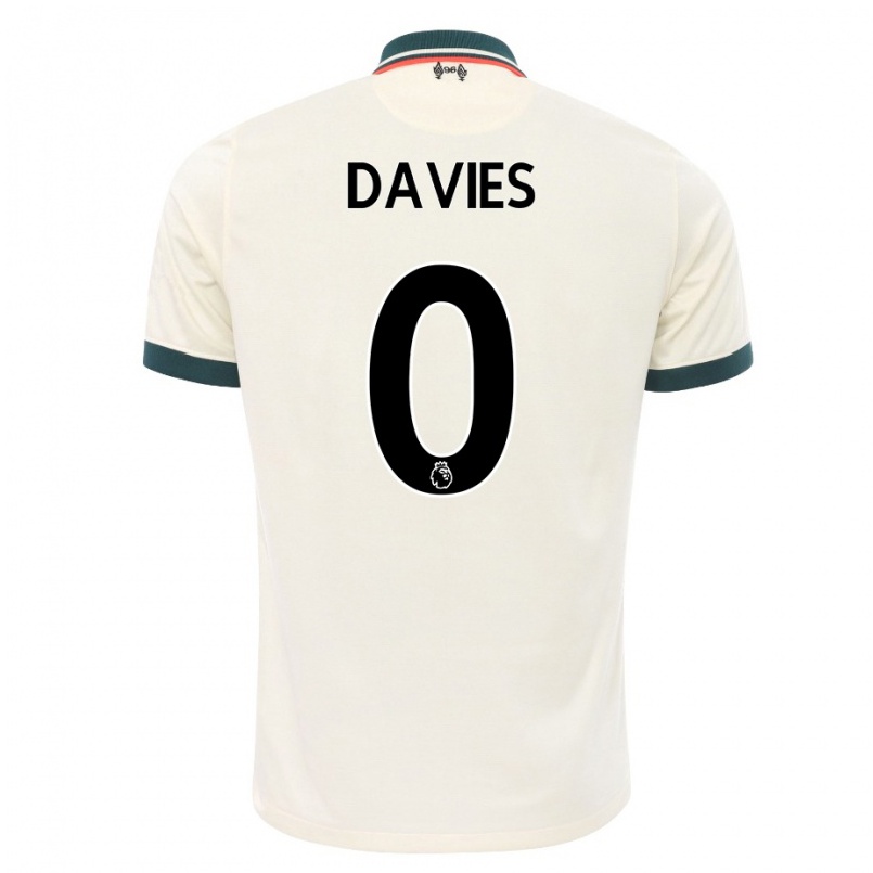 Niño Fútbol Camiseta Harvey Davies #0 Beige 2ª Equipación 2021/22 Camisa Chile