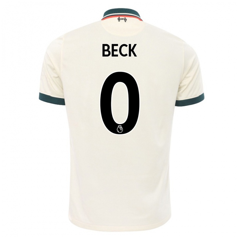 Niño Fútbol Camiseta Owen Beck #0 Beige 2ª Equipación 2021/22 Camisa Chile