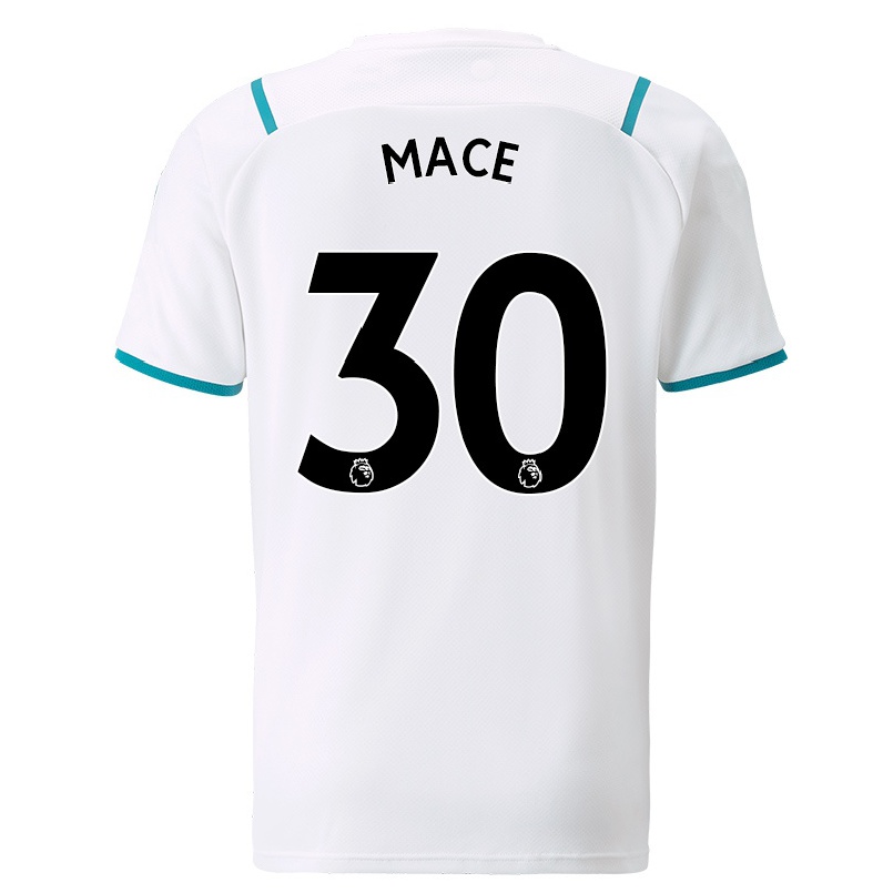 Niño Fútbol Camiseta Ruby Mace #30 Blanco 2ª Equipación 2021/22 Camisa Chile