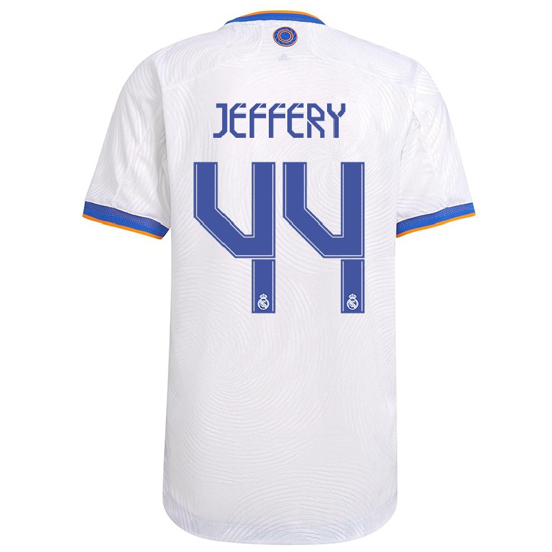 Niño Fútbol Camiseta Taylor Jeffery #44 Blanco 1ª Equipación 2021/22 Camisa Chile