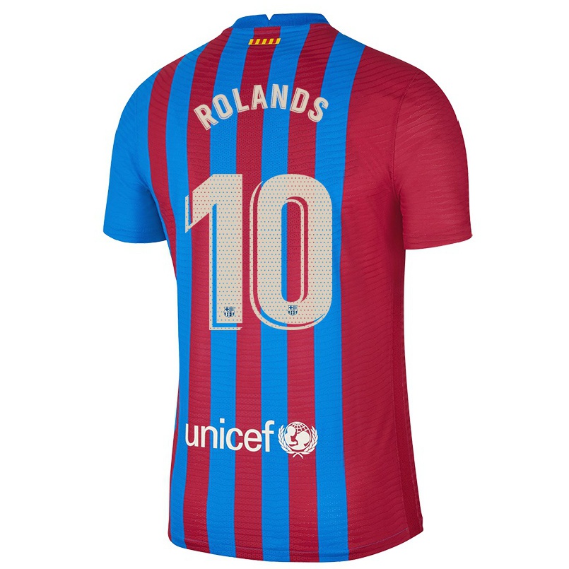 Niño Fútbol Camiseta Smits Rolands #10 Azul Granate 1ª Equipación 2021/22 Camisa Chile