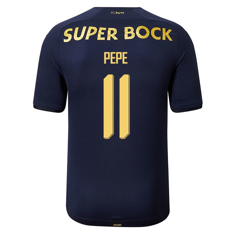Niño Fútbol Camiseta Pepe #11 Azul Marino 2ª Equipación 2021/22 Camisa Chile