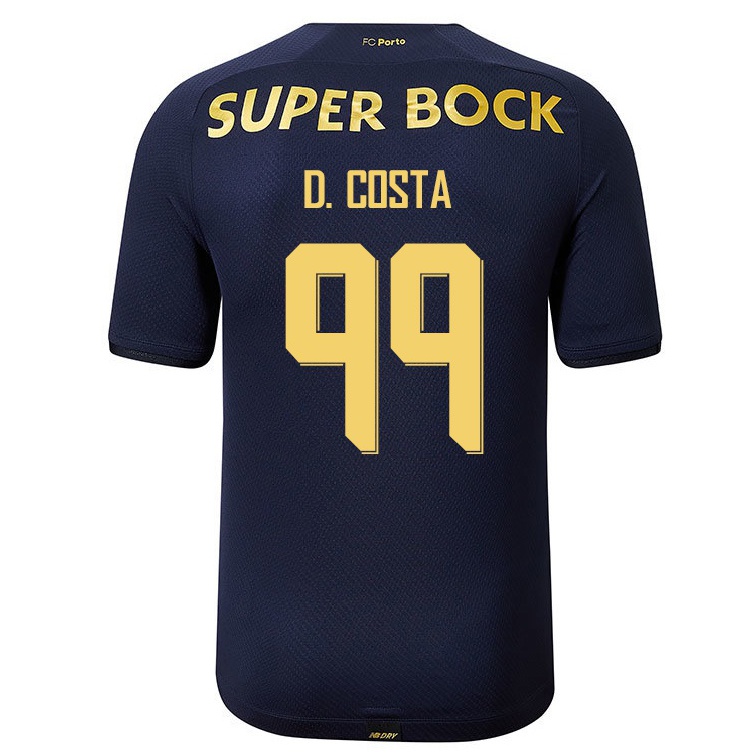 Niño Fútbol Camiseta Diogo Costa #99 Azul Marino 2ª Equipación 2021/22 Camisa Chile