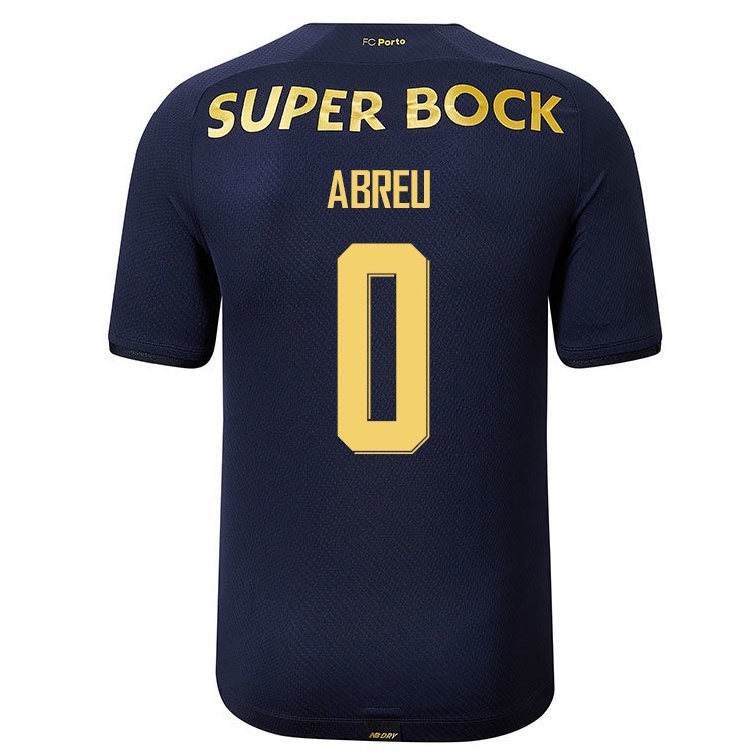 Niño Fútbol Camiseta Diogo Abreu #0 Azul Marino 2ª Equipación 2021/22 Camisa Chile