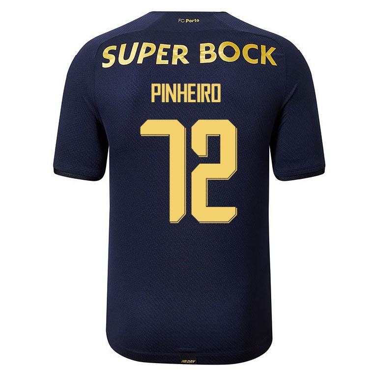 Niño Fútbol Camiseta Rodrigo Pinheiro #72 Azul Marino 2ª Equipación 2021/22 Camisa Chile
