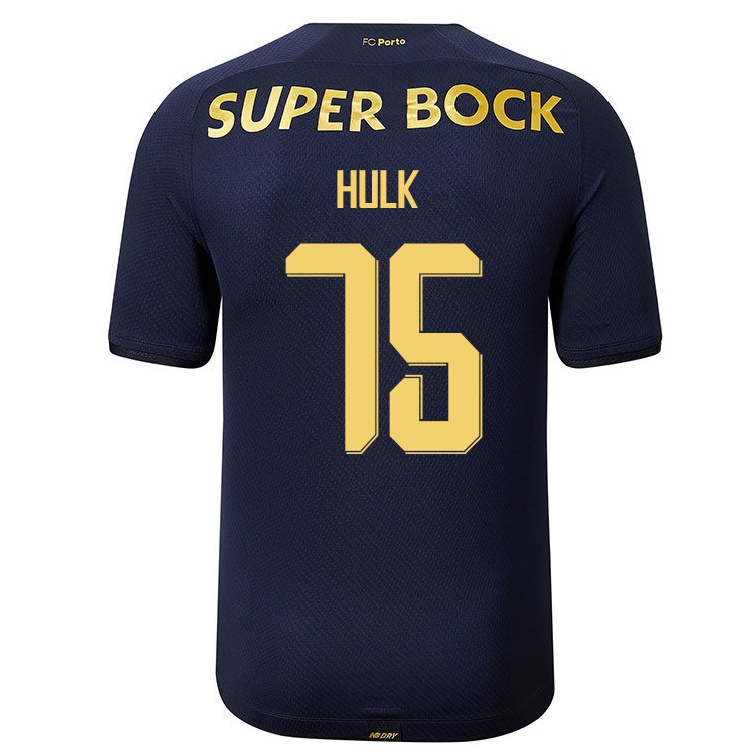 Niño Fútbol Camiseta Hulk #75 Azul Marino 2ª Equipación 2021/22 Camisa Chile