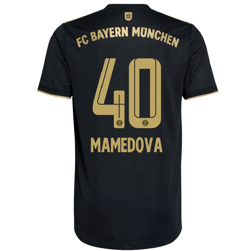 Niño Fútbol Camiseta Grant-leon Mamedova #40 Negro 2ª Equipación 2021/22 Camisa Chile