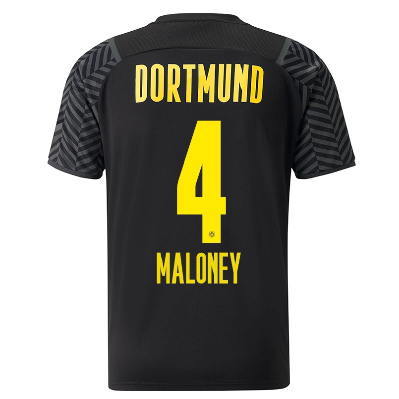 Niño Fútbol Camiseta Lennard Maloney #4 Gris Negro 2ª Equipación 2021/22 Camisa Chile