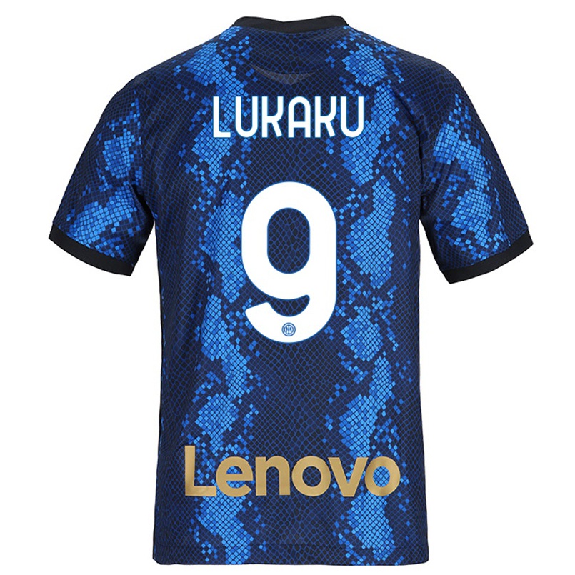 Niño Fútbol Camiseta Romelu Lukaku #9 Azul Oscuro 1ª Equipación 2021/22 Camisa Chile